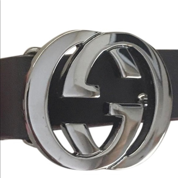 Authentic Gucci Interlocking Buckle Belt - Picture 2 of 13
